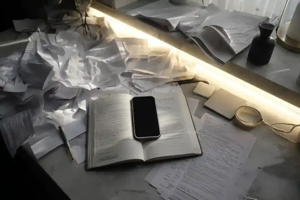 A gritty, cinematic image of a determined athlete training at sunrise on an empty road, captured with an iPhone 15 Pro, representing discipline, mental toughness, and relentless consistency.