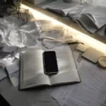 A gritty, cinematic image of a determined athlete training at sunrise on an empty road, captured with an iPhone 15 Pro, representing discipline, mental toughness, and relentless consistency.